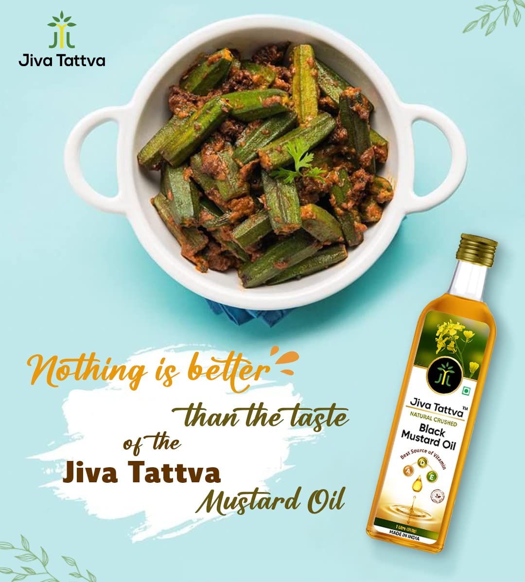 Jiva Tattva Black Mustard Oil Combo : A Bold Burst of Flavor