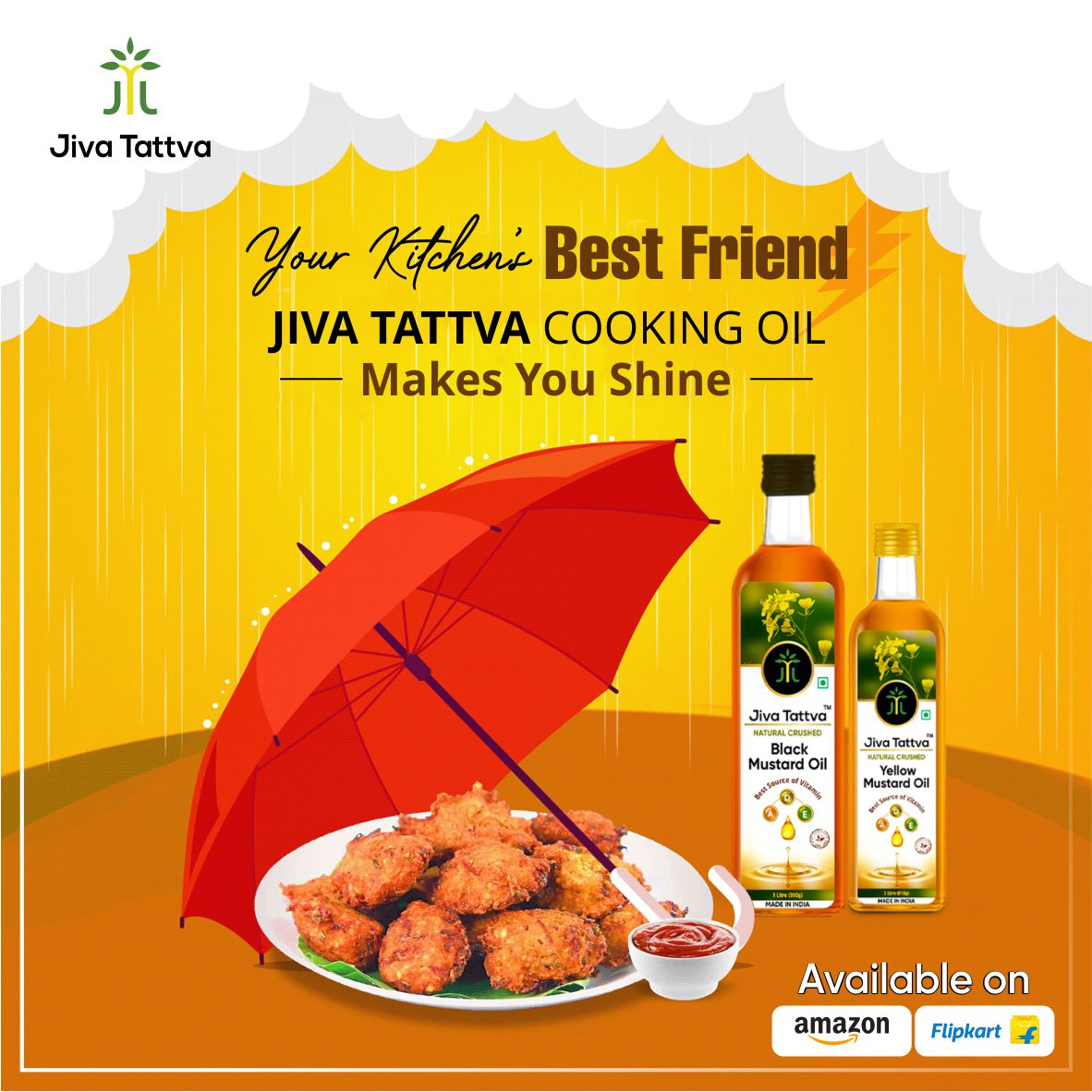 Jiva Tattva Yellow & Black Mustard Oil Combo