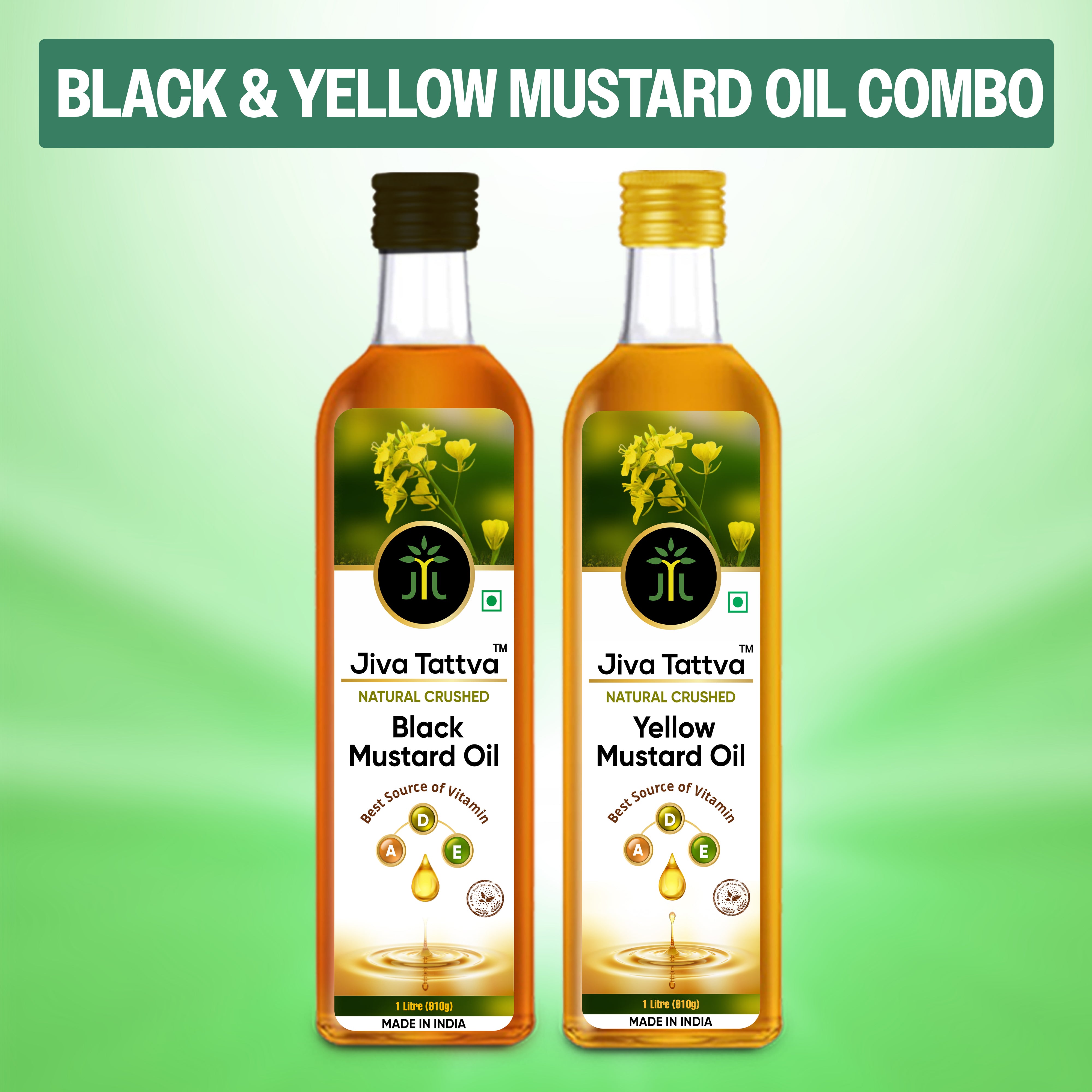 Black & Yellow Mustard Oil Combo