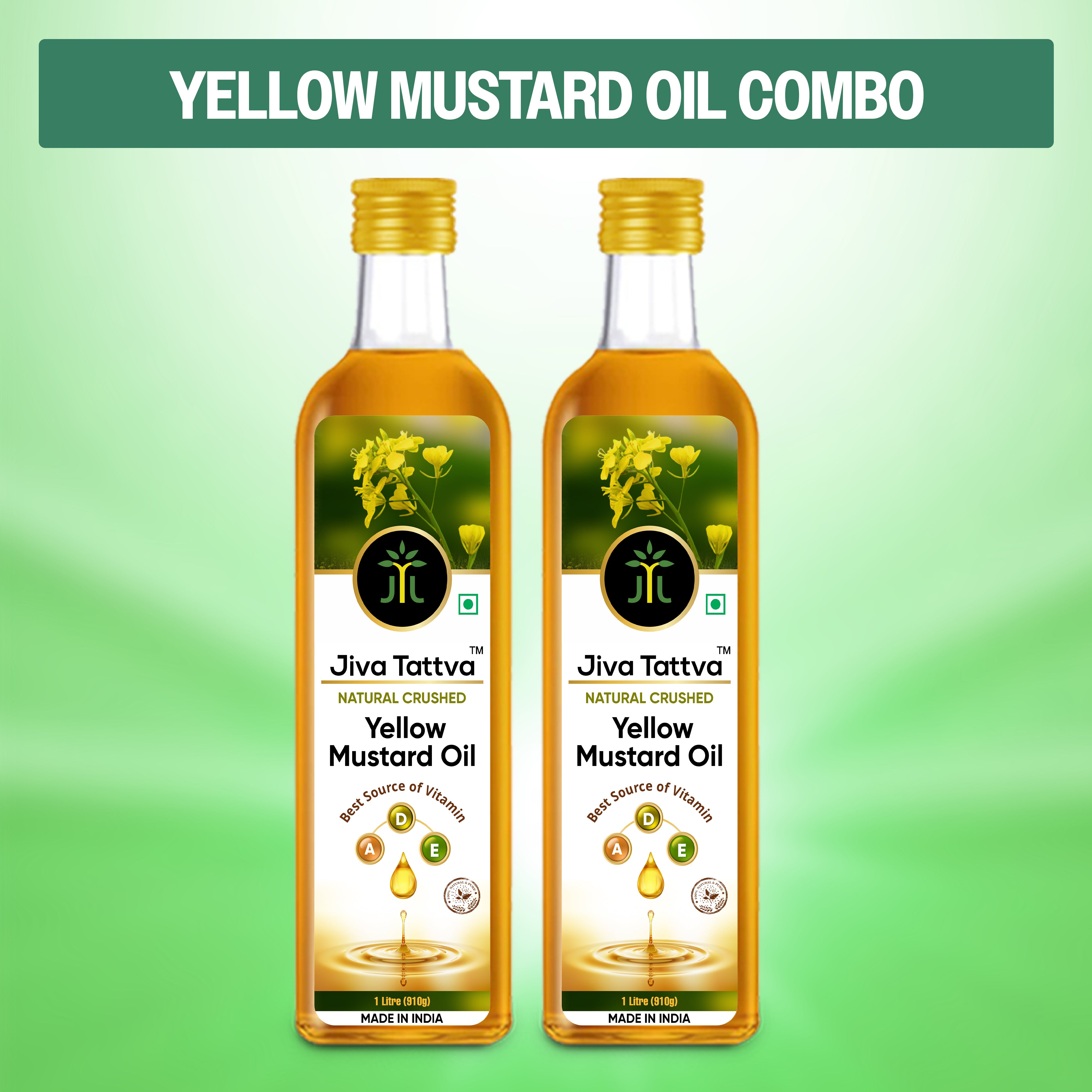 Yellow Mustrad Oil Combo
